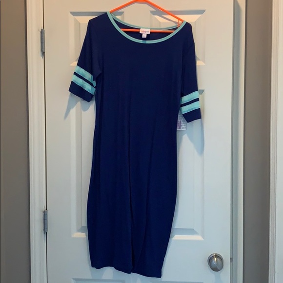 Varsity striped Julia dress - Picture 1 of 2